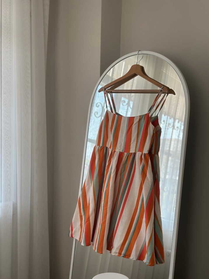 Çizgili elbise - Görsel 2