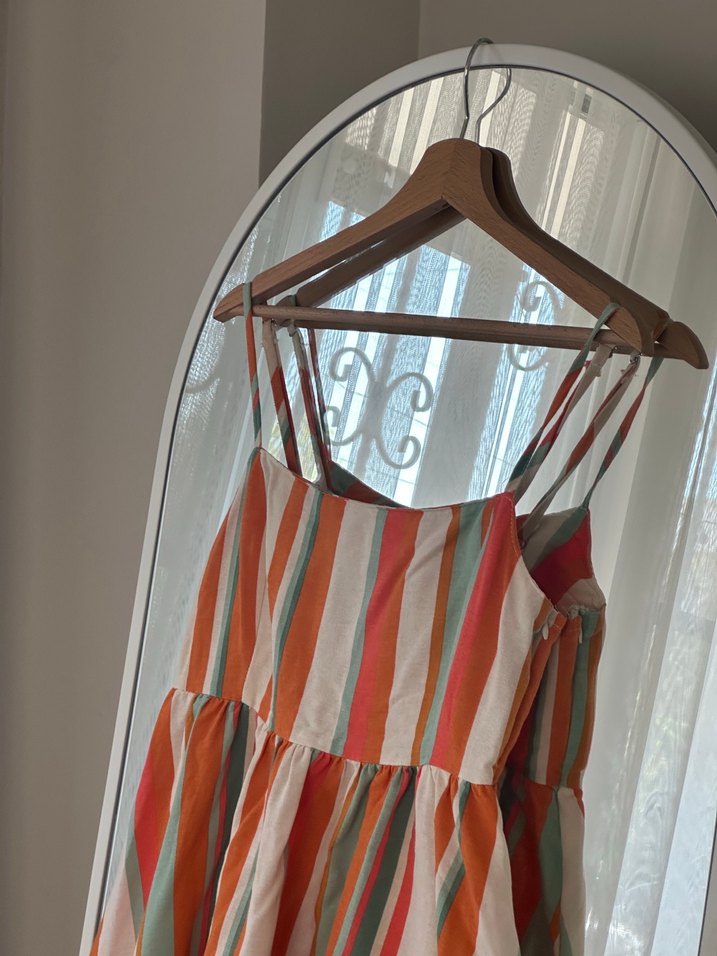 Çizgili elbise - Görsel 3