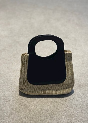 Kahverengi Süet Tokalı Kadın Çanta - Görsel 2