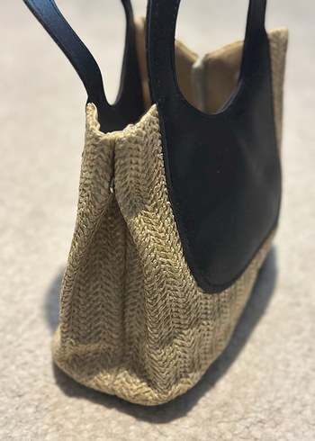 Kahverengi Süet Tokalı Kadın Çanta - Görsel 4