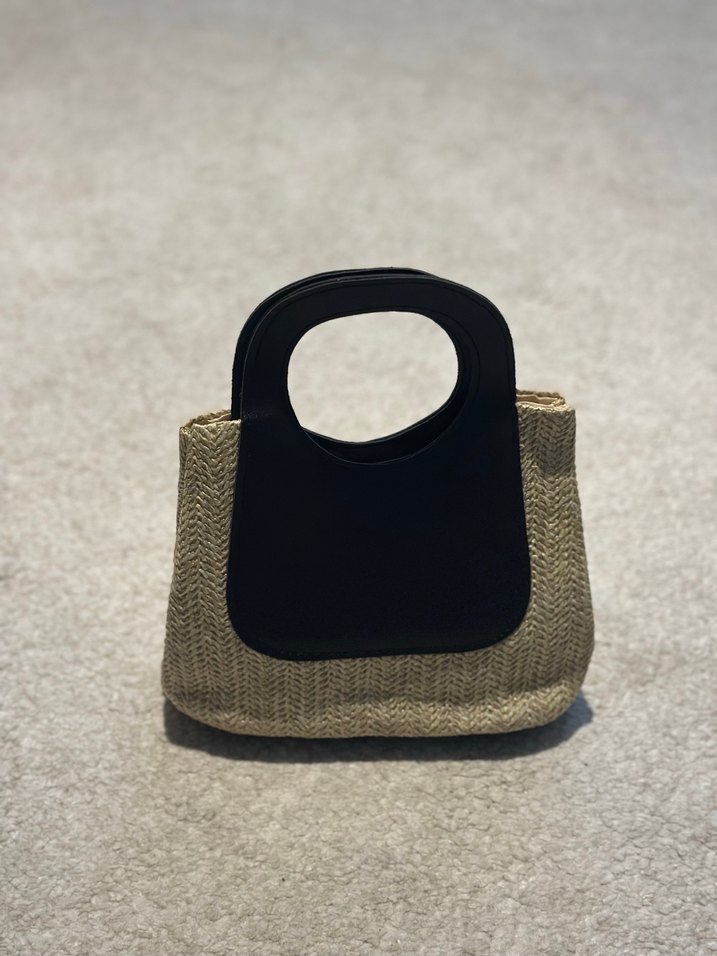 Kahverengi Süet Tokalı Kadın Çanta - Görsel 2