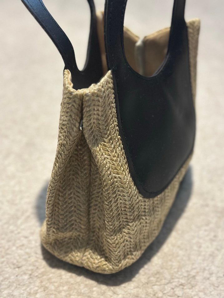 Kahverengi Süet Tokalı Kadın Çanta - Görsel 4