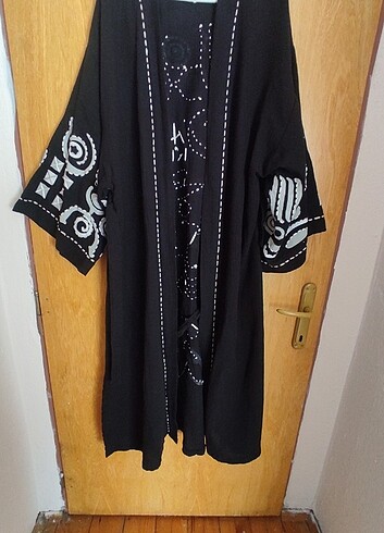 l Beden siyah Renk Kimono