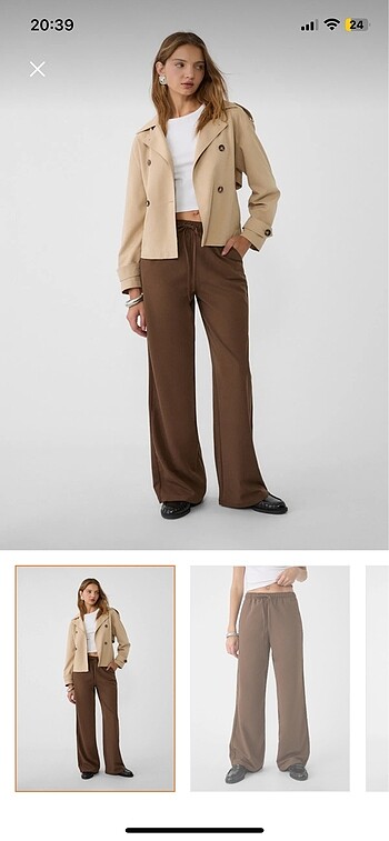 Stradivarius dökümlü pantolon