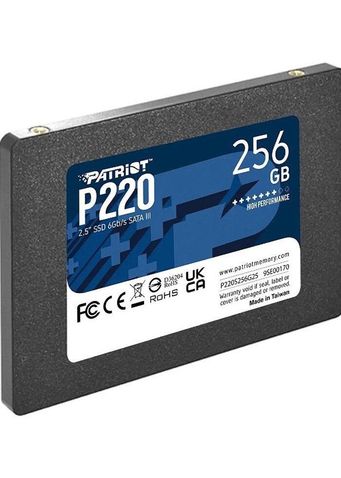 Patriot P220 P220S256G25 SATA 3.0 2.5" 256 GB SSD - Görsel 4