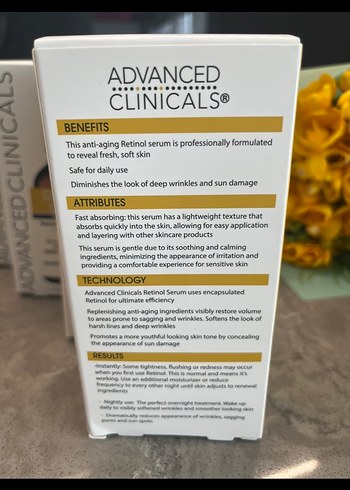 Advanced Clinicals Retinol Serum - Görsel 4