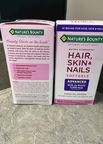 Nature's Bounty Saç, Cilt ve Tırnak İçin Softjel 150'li - Görsel 4