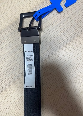 Columbia Çift Yönlü/İki Renk Erkek Deri Kemer - Görsel 2