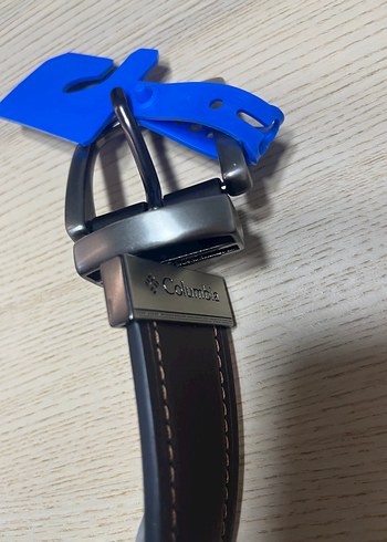 Columbia Çift Yönlü/İki Renk Erkek Deri Kemer - Görsel 4