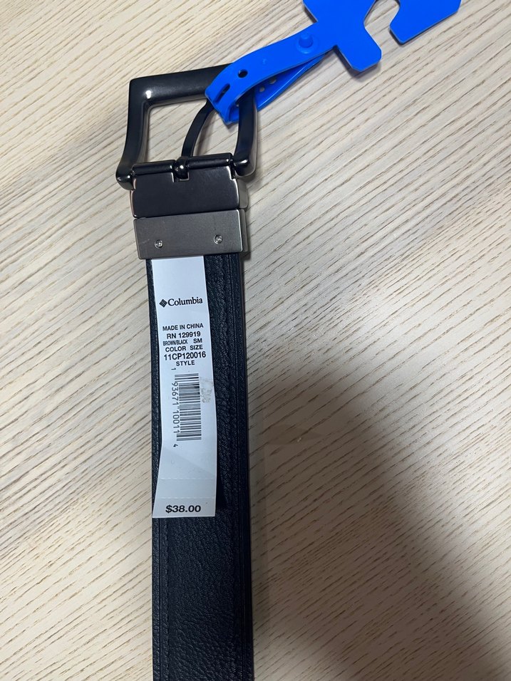 Columbia Çift Yönlü/İki Renk Erkek Deri Kemer - Görsel 2