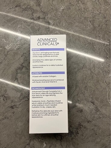 Advanced Clinical Göz Serumu 5i 1 Arada - Görsel 6