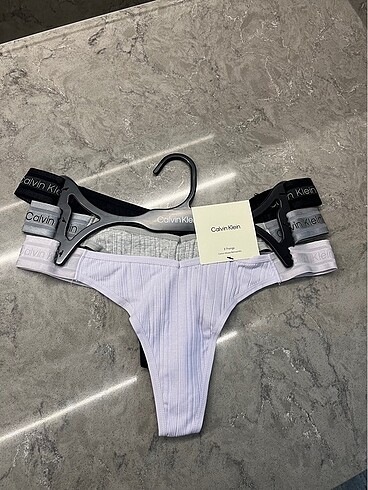 Calvin Klein 3lü Tanga İç Çamaşırı