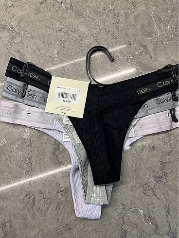 Calvin Klein Calvin Klein 3lü Tanga İç Çamaşırı