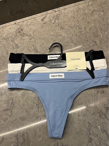 Calvin Klein 3lü Tanga İç Çamaşırı