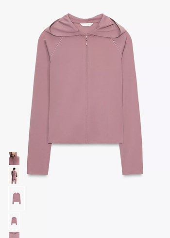 Zara poliamit sporcu hırkası - Görsel 5