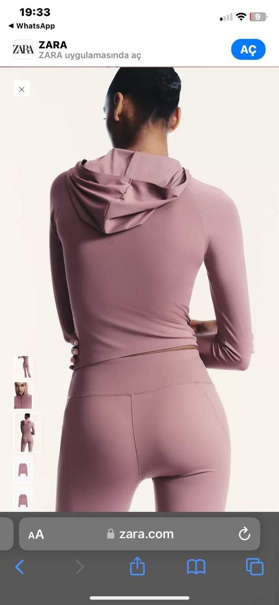 Zara poliamit sporcu hırkası - Görsel 4