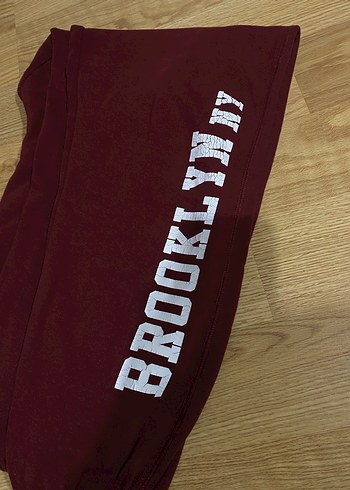 Bershka bordo jogger - Görsel 8