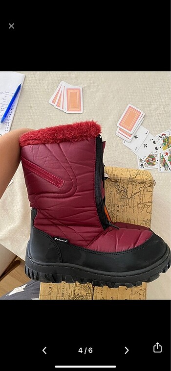 37 Beden bordo Renk Polaris kar botu