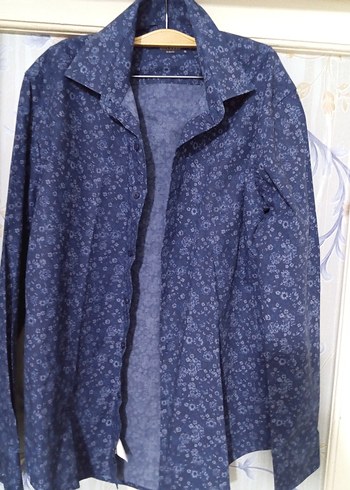Mavi Denim Düğmeli Erkek Gömlek etiketsiz SFR ürün