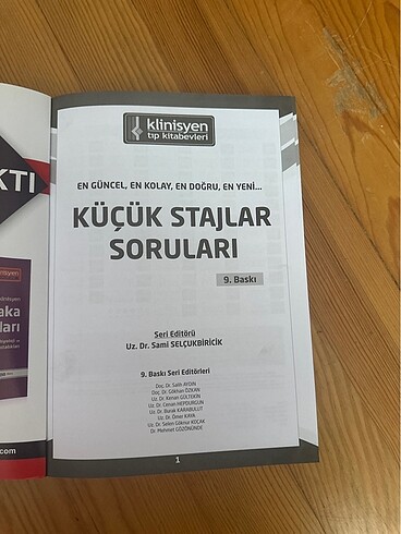  Küçük stajlar soruları