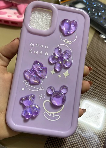 Parlak Mor Pop Kültür Telefon Kılıfı