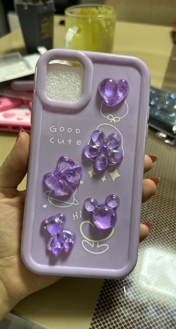 Parlak Mor Pop Kültür Telefon Kılıfı - Görsel 2