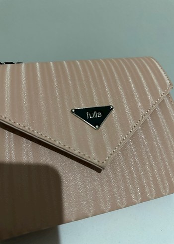 Pembe Çizgili Kadın Omuz Çantası - Görsel 6