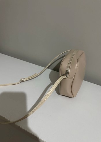 Bej Deri Kadın Çanta - Görsel 3