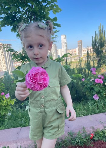 24-36 Ay Beden haki Renk Kız çocuk tulum