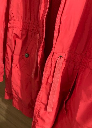 Defacto nar çiçeği rengi yağmurluk - Görsel 4