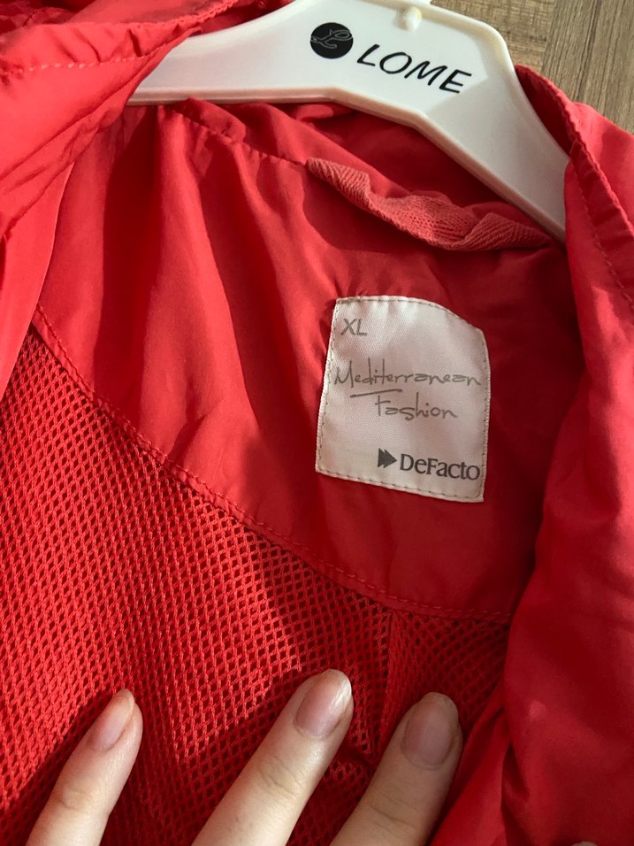 Defacto nar çiçeği rengi yağmurluk - Görsel 3