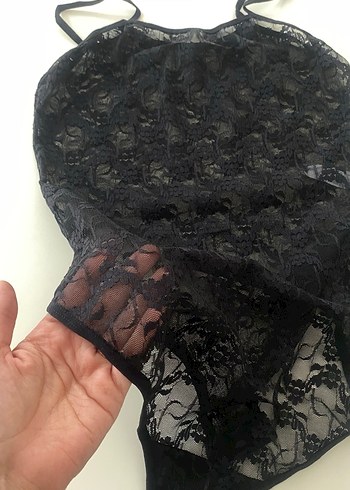 Dantelli çıtçıtlı bady - Görsel 3