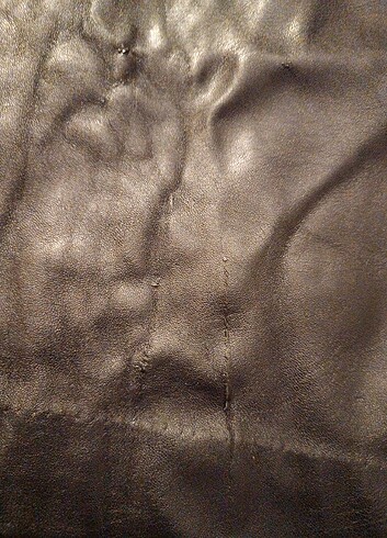 H&M SİYAH DERİ ETEK  - Görsel 4