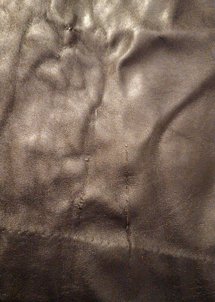 H&M SİYAH DERİ ETEK  - Görsel 4