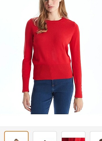 LC Waikiki kadın triko kazak etiketli - Görsel 2