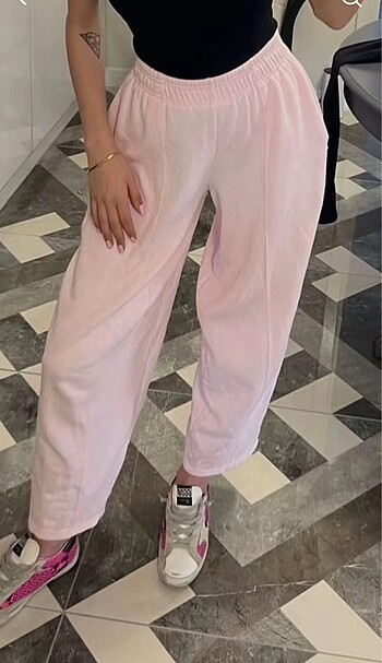 Zara pembe eşofman