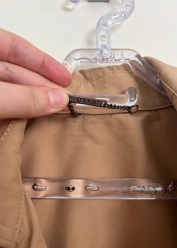 Bej Kadın Midi Trençkot - Görsel 5