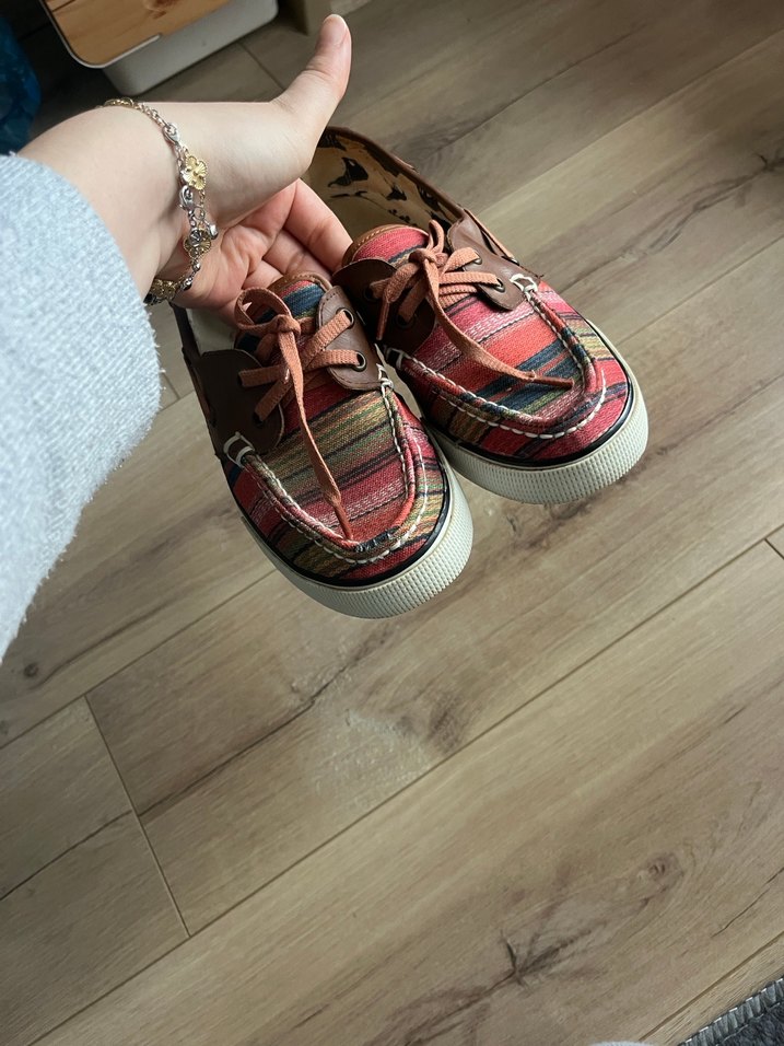 Kadın Çok Renkli Bağcıklı  Rahat Ayakkabı - Görsel 3