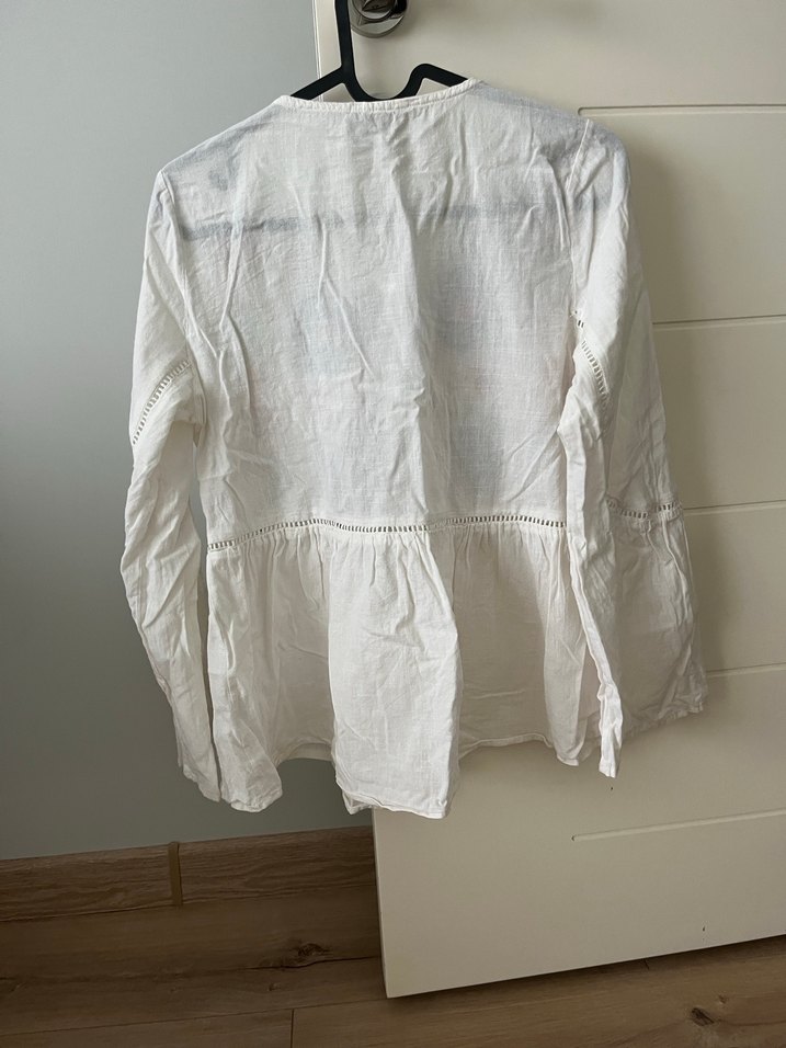 Nakışlı Uzun Kollu Bohem Kadın Bluz - Görsel 4