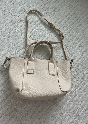 Bej Deri Kadın Çanta - Görsel 2