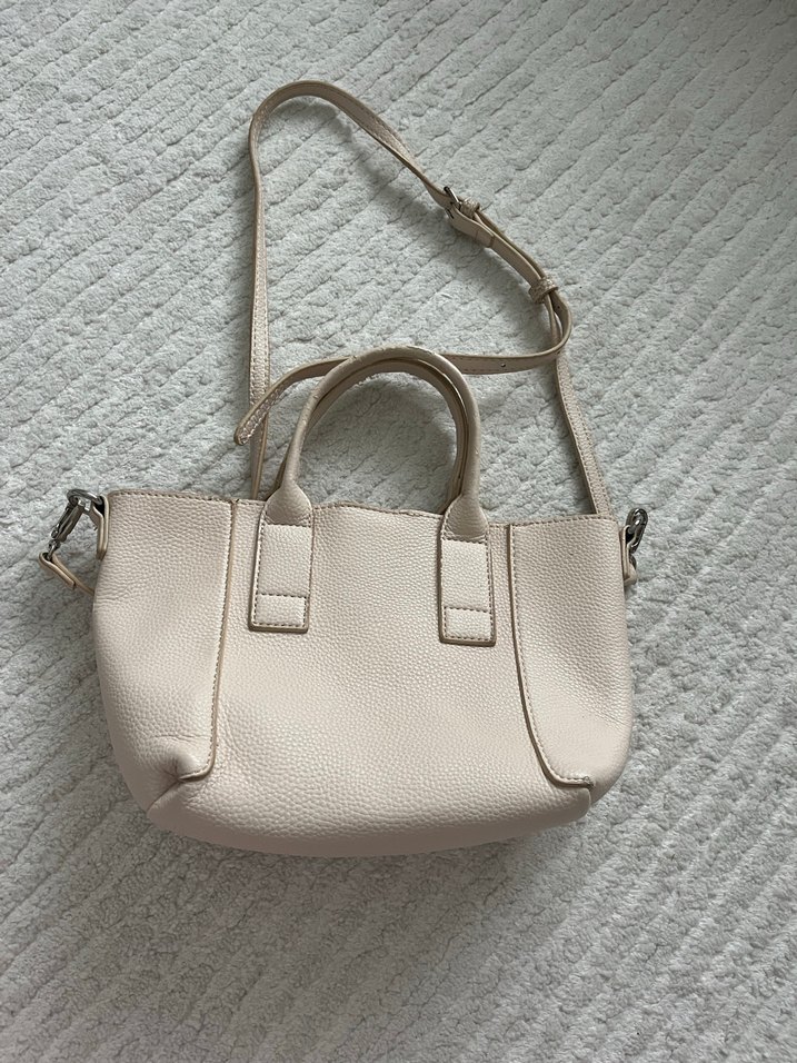 Bej Deri Kadın Çanta - Görsel 2