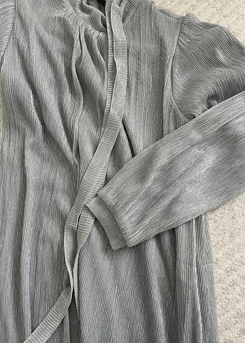 Gri Uzun , Pileli, Yüksek Yaka - Görsel 3