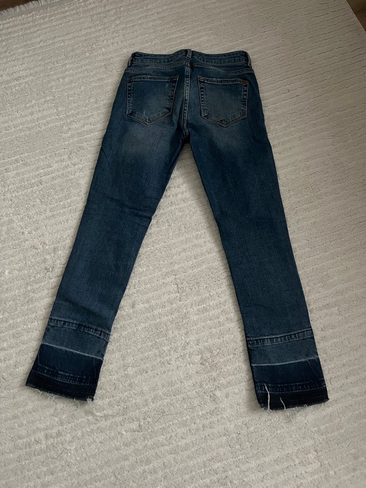 Kadın Lacivert  Kot Pantolon - Görsel 3