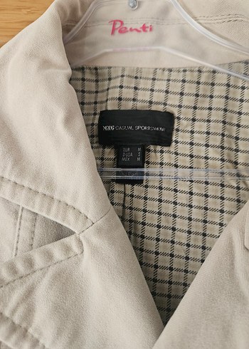 Bej Düğmeli Midi Trençkot - Görsel 3