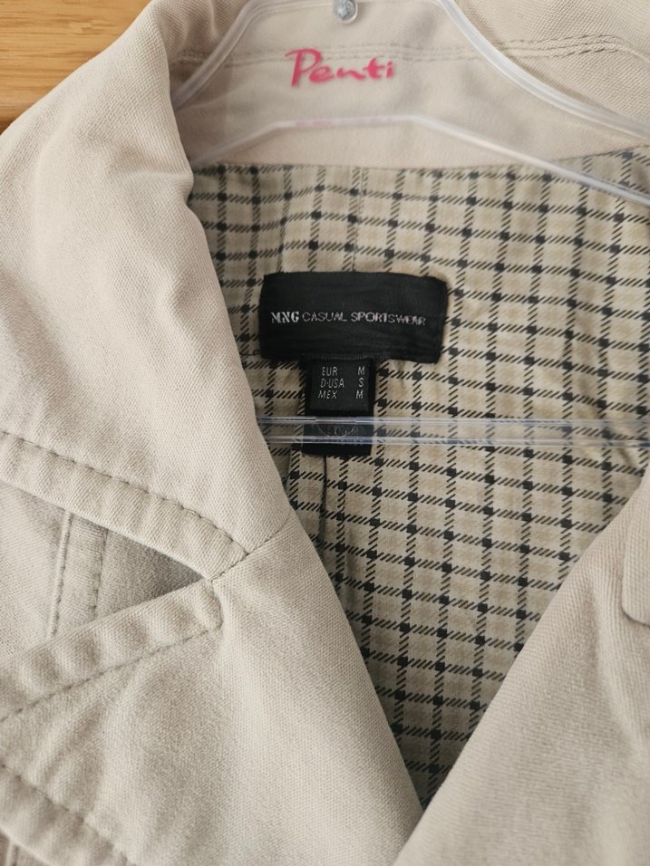 Bej Düğmeli Midi Trençkot - Görsel 3