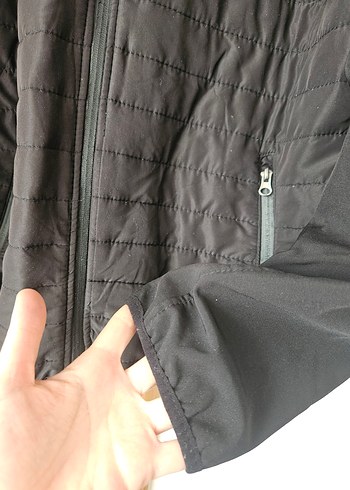 Siyah Kapüşonlu Erkek mevsimlik mont - Görsel 3