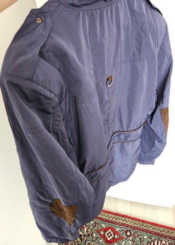 Düğmeli Mavi Erkek Midi Ceket - Görsel 3