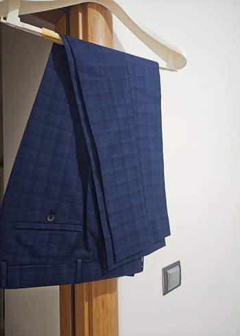 Erkek Lacivert Modern Klasik Takım Elbise - Görsel 8