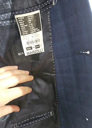 Erkek Lacivert Modern Klasik Takım Elbise - Görsel 5