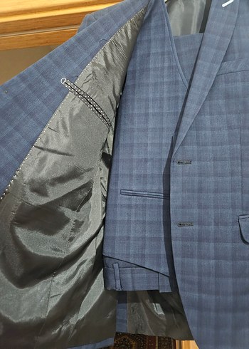 Erkek Lacivert Modern Klasik Takım Elbise - Görsel 2